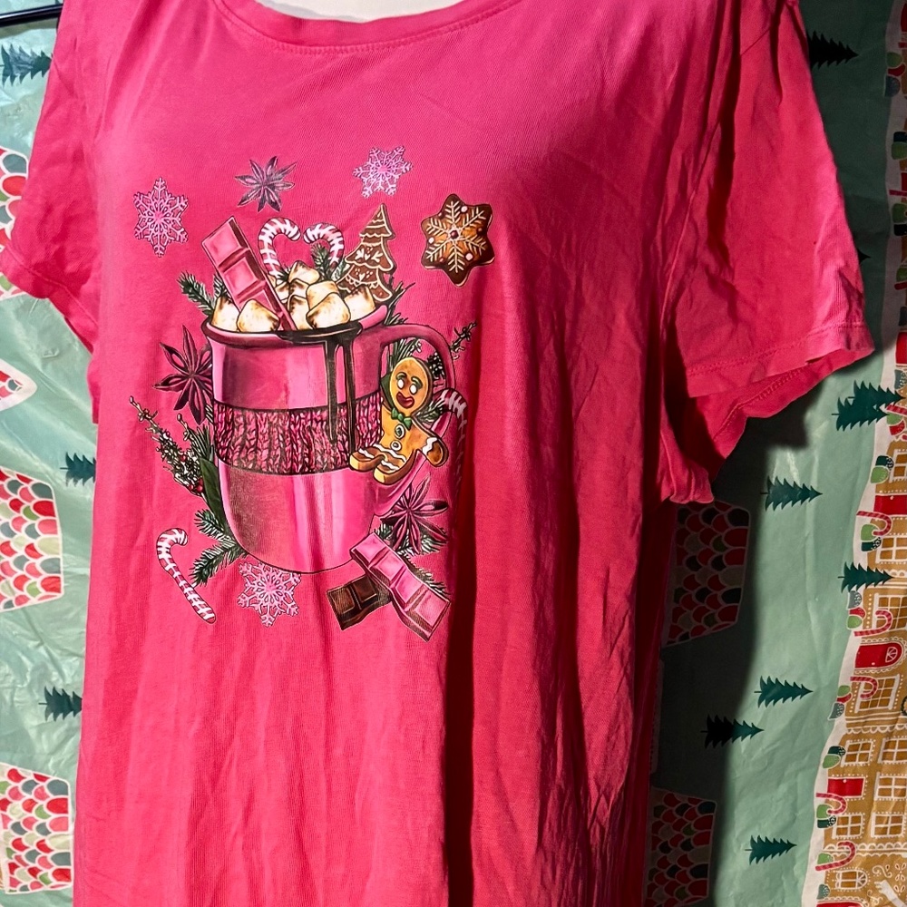 Pink Time & tru Christmas Dress